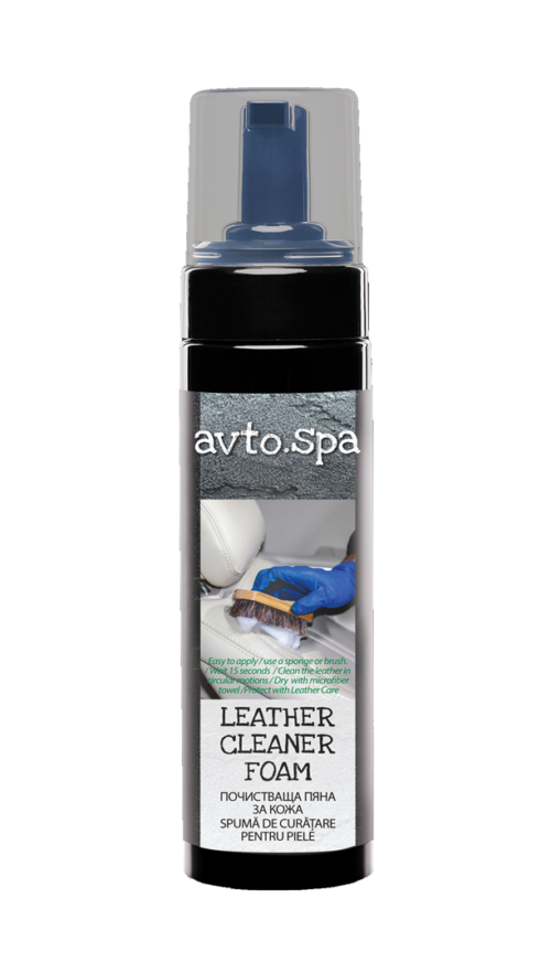 Почистваща пяна за кожа Leather Cleaner Foam - 200мл.
